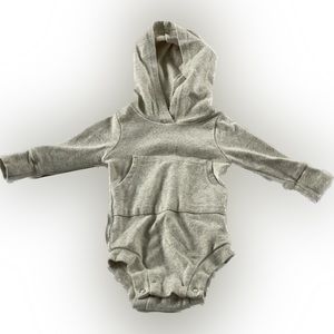 Little One Shop Hooded Onesie 3 Months Cream